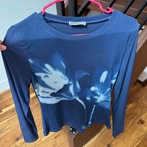 Princess Polly mesh flower top